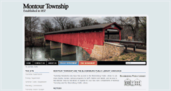Desktop Screenshot of montourtownship.org